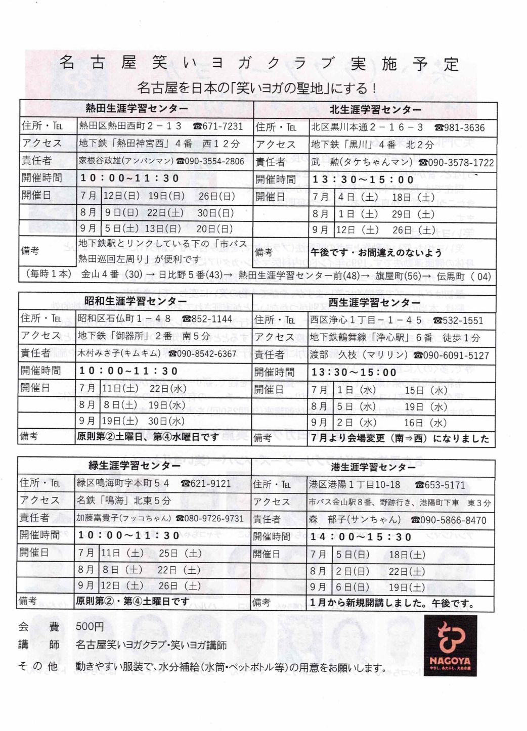 名古屋笑いヨガクラブ